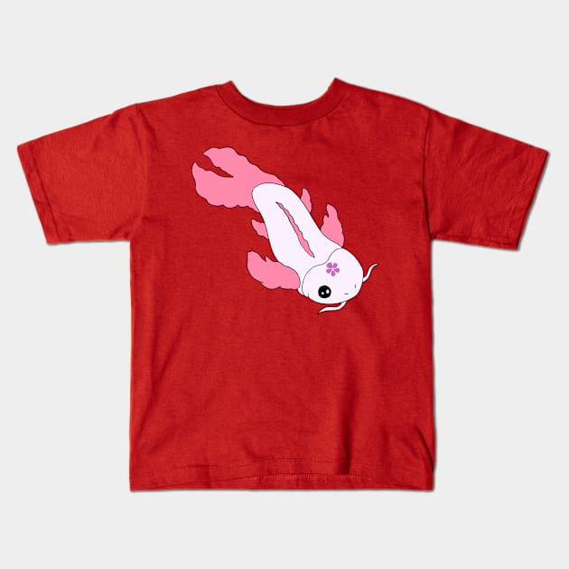 Pride Koi- Sapphic Kids T-Shirt by Bestiary Artistry